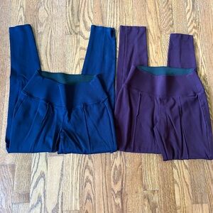 2 PAIRS OF NINE WEST DRESS PANTS/ LEGGINGS